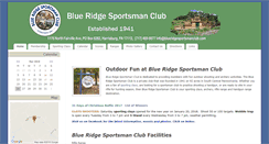 Desktop Screenshot of blueridgesportsmanclub.com